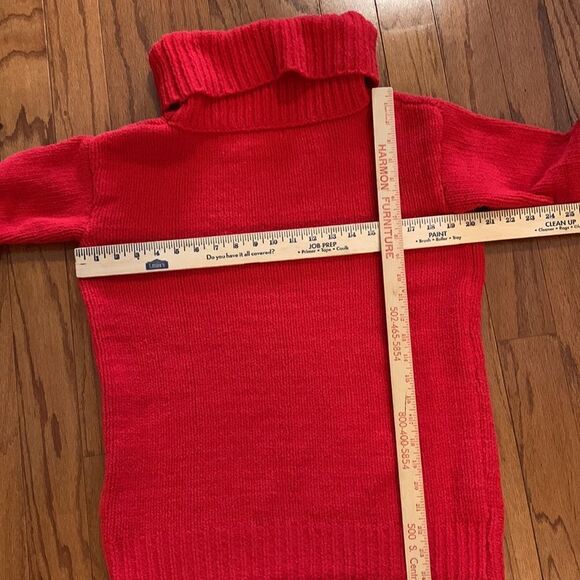 Moon & Madison size small cowl neck red sweater. - Picture 4 of 6